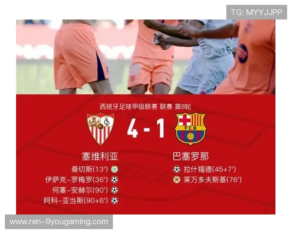 西甲:巴萨4-3艰难战胜塞维利亚,莱万梅开二度,巴萨4比1 西甲:巴萨4-3艰难战胜塞维利亚,莱万梅开二度,巴萨4比1